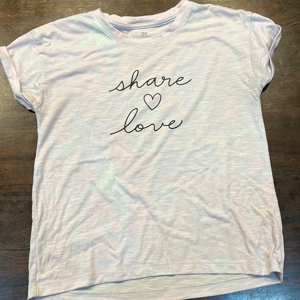Girls T-shirt size L 10/12